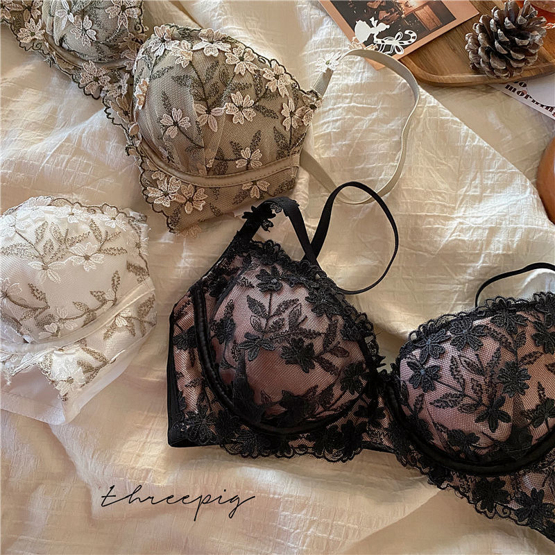 French Embroidery Lace Bra – Elegant Underklädesdesign för Kvinnor
