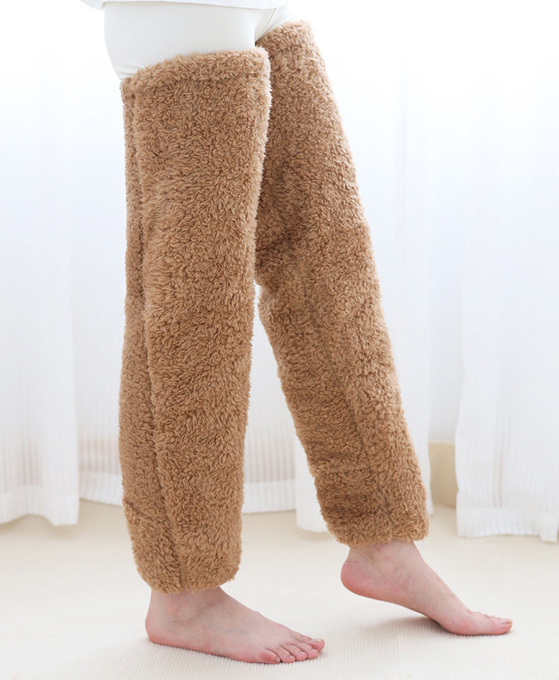 Over Knee High Fuzzy Long Socks – Vintervarma och Mysiga Strumpor