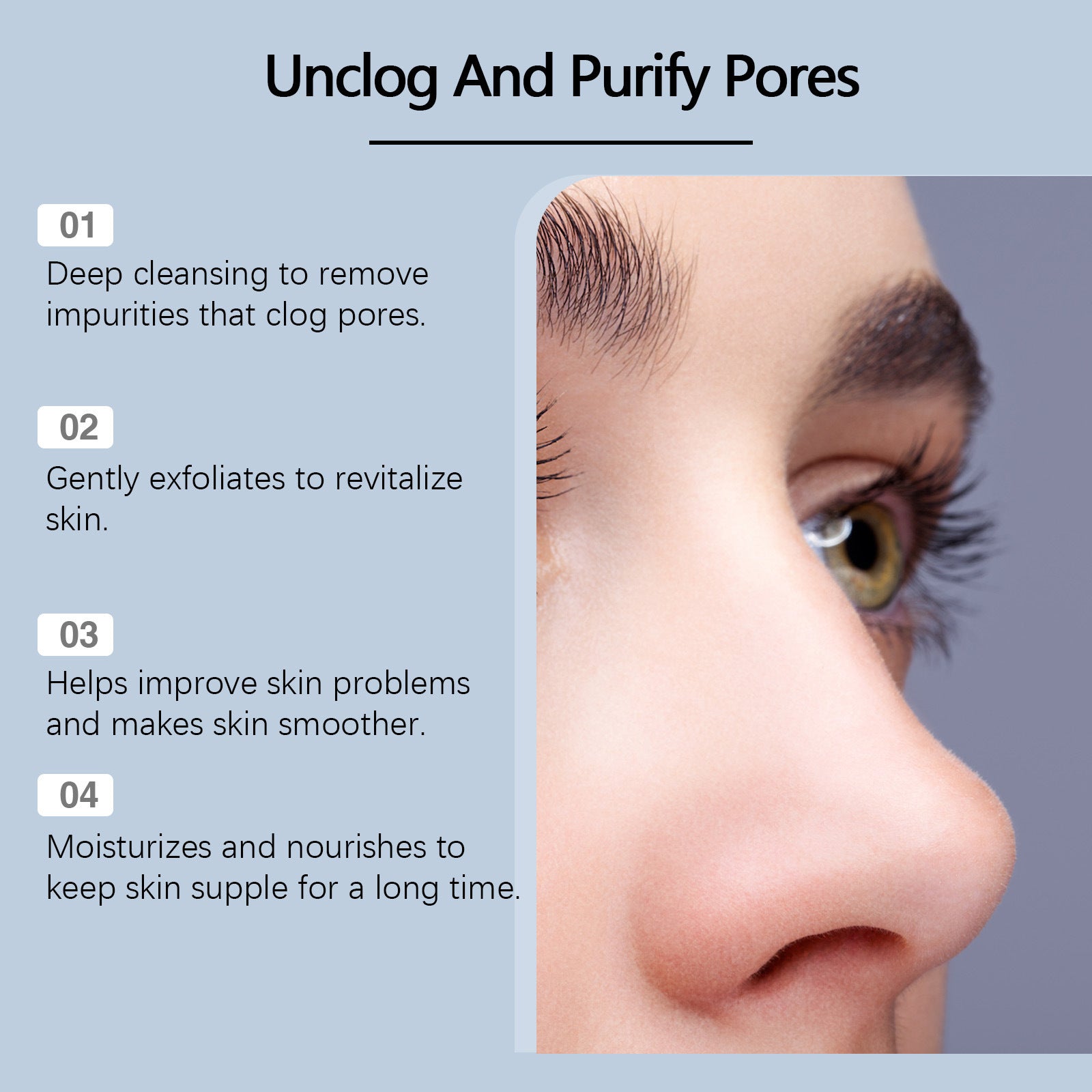 Salicylat näsvårdande självhäftande plåster – skonsam rengöring